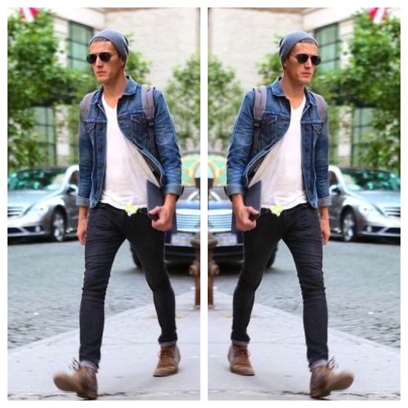 Mankind Mens Denim Jean Jacket Button 